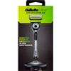 Gillette Rasoio Da Uomo Labs Silver Manico + Lamette Di Ricambio 1 Ricarica