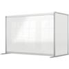 Nobo 1915495 bacheca magnetiche e accessori Grigio, Trasparente (Nobo Premium Plus Desk Divider Extender 1400x1000mm Acrylic) [1915495]