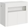 Itamoby Consolle allungabile 90x42/302 Evolve con Panca inferiore 72x26/300 di Itamoby