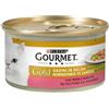 Purina Gourmet Gold Gatto, Dadini in Salsa con Verdure e Trota, 85gr