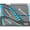 HAZET Set di chiavi 163-525/40 I Profilo esagonale esterno, profilo di trazione doppio esagono esterno I 40 pezzi I 6 x 7 - 34 x 36
