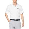 Under Armour UA T2G Polo T-Shirt, Bianco / / Grigio Passo, S-M Uomo