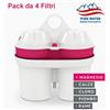 BWT Pack da 3 Cartucce + 1 in Omaggio Filtro di Ricambio al Magnesio per Caraffe