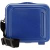 Mandarina Duck LOGODUCK Glitter Beauty Case, Glitter blu, taglia unica, Logo + glitter