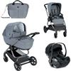 Cam - Trio Techno Babila Con Seggiolino Auto Relax Isize Avio 561