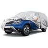 Kayme Telo Copriauto da Esterno, Compatibile con Dacia/Renault Duster (2010-2025), Copertura a 6 Starti per Impermeabile Anti UV Anti Vento Antipolvere, Telo Copri con Cerniera e in Cotone.