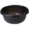 CURVER Vasca Rotonda 2,5 l, Ciotola per la casa, Cucina, Il Bagno, Il Pedicure, Pratico e impilabile, per Biancheria da tavola Verdura, 24 x 24 x 10 cm, Colore: Grigio Antracite