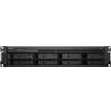 Synology RackStation RS1221+ server NAS e di archiviazione Armadio (2U) Ryzen Embedded V1500B 4 GB DDR4 DiskStation Manager Nero