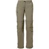 Vaude Pantaloni convertibili Donna Farley IV, colore beige (muddy), taglia 48/XXXL