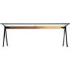 Driade Frate Tavolo L 200 trasparente, nero, faggio naturale D41979H345B08