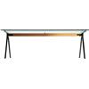 Driade Frate Tavolo L 210 trasparente, nero, faggio naturale D41970I345B08