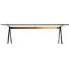 Driade Frate Tavolo L 275 trasparente, nero, faggio naturale D41972I345B08