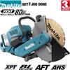 Makita Troncatrice Tracciatrice Batteria 80Vmax MAKITA Disco 355mm Brushless CE002GZ01