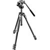 Manfrotto MK290XTA3-2W Kit a 3 Sezioni in Alluminio con Testa a 3 Movimenti, Nero