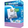 Menalux 900196133 4900 Sacchetti per Traini Elettrozeta 9781-Lg V3310-Lg V3900Tb, Samsung Vc2070, Rowenta Ro2123