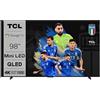 TCL C80 Series Serie C80 Smart TV Mini LED 4K 98" 98C805, 144Hz, audio Onkyo con subwoofer, Google TV