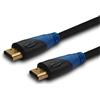 Savio CL-49 cavo HDMI 5 m tipo A (Standard) Nero, Blu