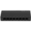 Lanberg DSP2-1008-12V switch di rete Non gestito Gigabit Ethernet (10/100/1000) Nero