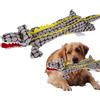 Arrovarp Giocattoli interattivi per cani che stridono, giocattoli di peluche per cani che stridono,Peluche stridulo coccodrillo robusto e indistruttibile | Robusto e indistruttibile, cigolante per