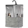 Douceur d'Intérieur Milza - Coppia dritta con passante, 2 x 70 x 240 cm, colore: Antracite
