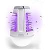 BAKAJI Zanzariera Elettrica UV LED con Funzione Lampada Lampadina Torcia Luce Emergenza LED Elettroinsetticida con Gancio da Campeggio Casa Anti Zanzare Mosche Batteria Litio USB