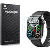 Yoomigle 6 Pezzi Pellicola Protettiva Compatibile con Donerton T50S 1,85 Smartwatch Proteggi Schermo Protezione Film Compatibile con VKROBAG T50S 1,85 Pollici Orologi TPU Flessible Screen Protector