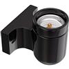 ledscom.de Lampada da parete FEL, porcellana, nero lucido, angolare, 1x E27 max. 300W