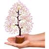 Crocon® Regalo Donna Albero Della Vita In Quarzo Rosa Con Cristalli Regalo Donna Compleanno Oggetto Decor Per La Casa Regali Per Mamma E Sorella, Pietre Curative Per La Meditazione Regali Per Lei