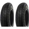 ECOVELO 2 Pneumatici 4.00 - 10 Copertoni TUBE TYPE 4 P.R. Per Ruote Carrello Rimorchio Barca Trasporto Appendice Gomme 60J