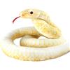 Xshelley 3 m (120 pollici) alta simulazione extra lunga serpente, morbido peluche animale, grande giocattolo di peluche, regalo per bambini (giallo)