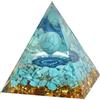 Zimoer Piramide di Cristallo, Pietra Curativa Cristalli di Meditazione, Piramide Chakra Cristalli di Quarzo Energetico Dell'albero Della Vita, per Energia Positiva Chakra Healing meditazione Yoga - 6cm