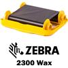 Zebra 02300CT11007 - Ribbon - Inchiostro a nastro Zebra 2300 Wax Cera