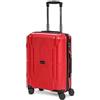 REDOLZ Essentials 06 valigia rigida da cabina | Piccolo trolley 40 x 20 x 55 cm in polipropilene leggero e di alta qualità | 4 ruote doppie per uomo e donna