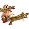 Arrovarp Giocattoli di peluche con squeaky per animali domestici, giocattoli per cani con squeaker,Peluche stridulo coccodrillo robusto e indistruttibile | Robusto e indistruttibile, cigolante per