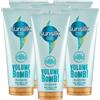 Sunsilk Volume Bomb Balsamo per Tutti i Tipi di Capelli Formula Super Fusion 24h con Acido Ialuronico ed Arginina ad Azione Nutriente Idratante Volumizzante Illuminante - 6 Flaconi da 180ml