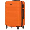 OCHNIK Valigia per cabina, 72 x 47 x 29, custodia rigida, da viaggio con 4 ruote, di medie dimensioni, trolley a mano, durevole, con ABS, blocco numerico, Colore: arancione., m