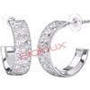 Sanico BJT327 ORECCHINI CLOE WHITE STAINLESS STEEL