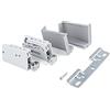 Emuca - Reggipensile per moduli alti da cucina, carico 70 kg, Acciaio e Plastica, Grigio, 5 un.