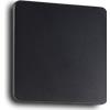 Ideal Lux Lampada da parete COVER AP D15 square nero di Ideal Lux
