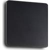 Ideal Lux Lampada da parete COVER AP D20 square nero di Ideal Lux