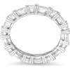LUXURY MILANO Anello eternity Luxury Milano in argento rodiato 925 con zirconi bianchi. Misura 15