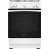 Indesit IS67G1KMWE cucina con piano a gas forno elettrico