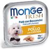 Monge Fresh - Patè con Bocconcini di Pollo MULTIPACK da 32 x 100g