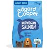 Edgard & Cooper Adult Salmone Norvegese Fresco con Barbabietola, Mela, Mango e Ribes Nero da 2.5 Kg