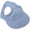 Tnfeeon Berretto da Baseball per Animali Domestici, Sunbonnet da Esterno per Cani Gatto con Fori per Le Orecchie(L-Blu)