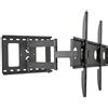 Techly 027620 Supporto a Muro per TV LED LCD 32-65'' Estensibile Slim Full-Motion Nero