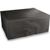 Bosmere Master Range - Set Rettangolare per Patio, 4/6 posti, 210 x 110 x 80 cm, Colore: Nero