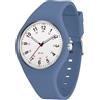 findtime Orologio da polso da donna, in silicone, per infermiere, analogico, al quarzo, per ragazze, ragazzi, da donna, sportivo, 30 m, impermeabile, per donne, anziani, orologio sportivo casual, Blu,