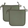 Olibo' Srl Set 2 Coprisedia 40x40x2.5h cm Colore Tortora