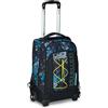 Mitama Trolley DR Scuola Desert Blue,Con Mega Scomparto e Doppia Maniglia, Nero e Blu, Scuola Elementare e Tempo Libero, Bambino Ragazzo